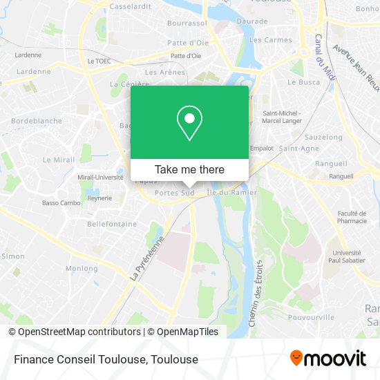 Mapa Finance Conseil Toulouse