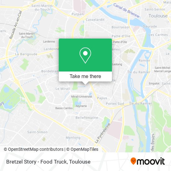 Mapa Bretzel Story - Food Truck