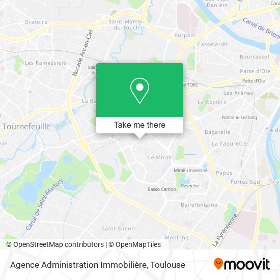 Mapa Agence Administration Immobilière
