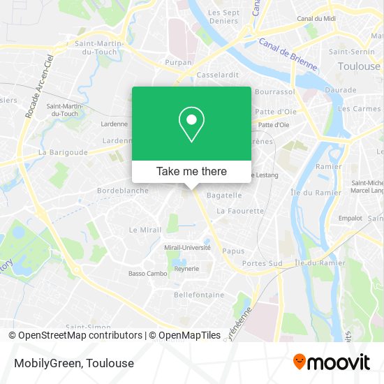 MobilyGreen map