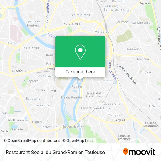 Restaurant Social du Grand-Ramier map