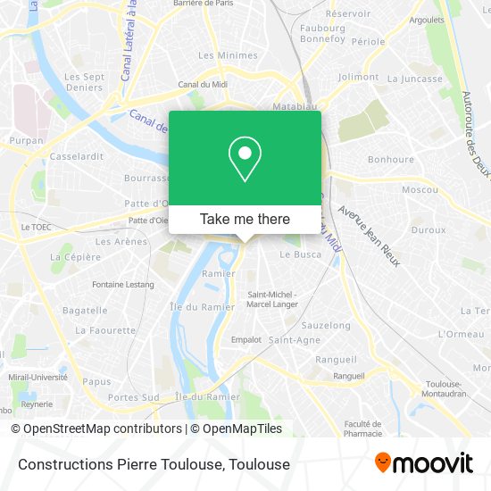 Mapa Constructions Pierre Toulouse