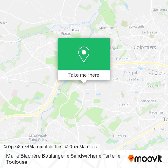 Marie Blachère Boulangerie Sandwicherie Tarterie map