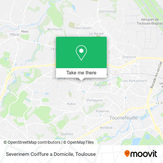Severinem Coiffure a Domicile map