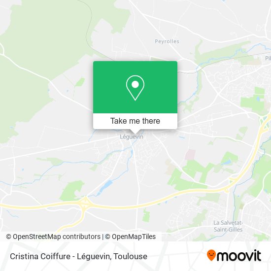 Cristina Coiffure - Léguevin map