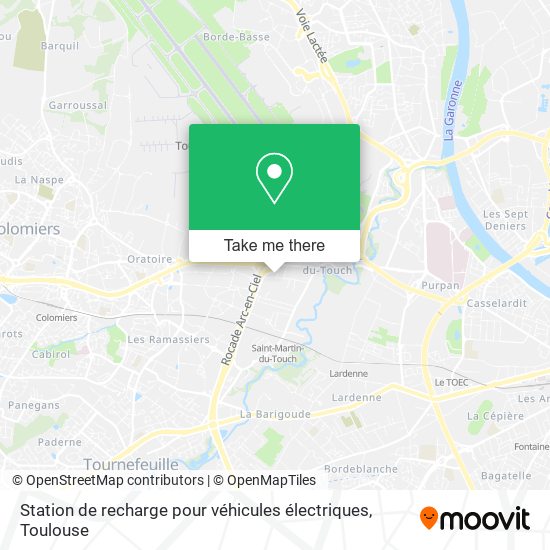 Mapa Station de recharge pour véhicules électriques