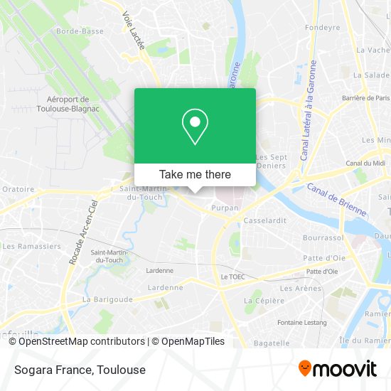 Sogara France map