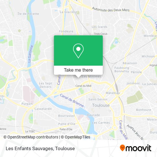 Les Enfants Sauvages map