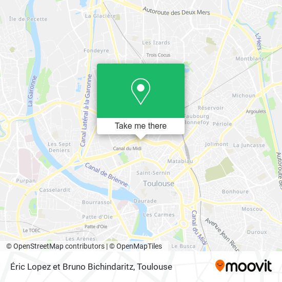 Éric Lopez et Bruno Bichindaritz map