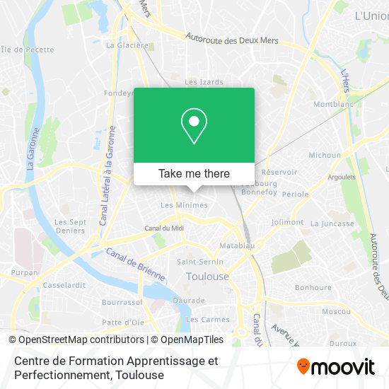 Centre de Formation Apprentissage et Perfectionnement map