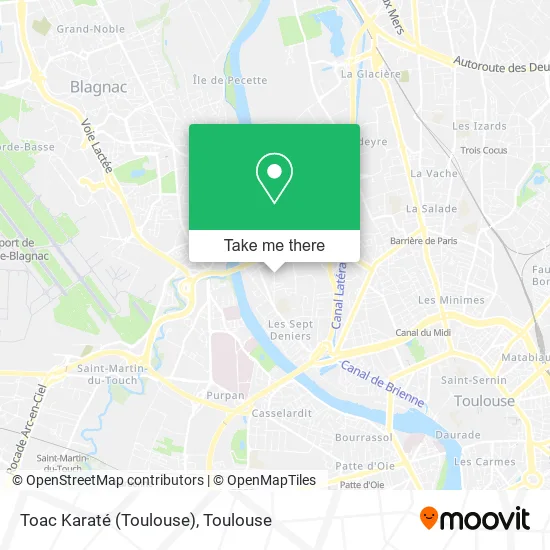 Toac Karaté (Toulouse) map