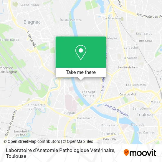 Laboratoire d'Anatomie Pathologique Vétérinaire map
