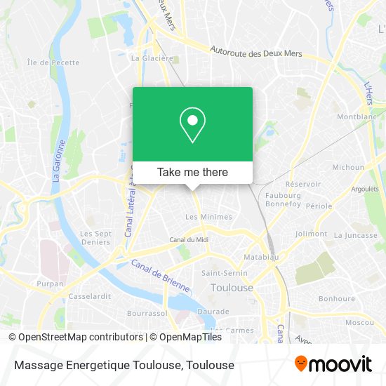 Mapa Massage Energetique Toulouse