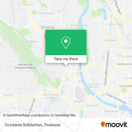 Occitania Solidarites map