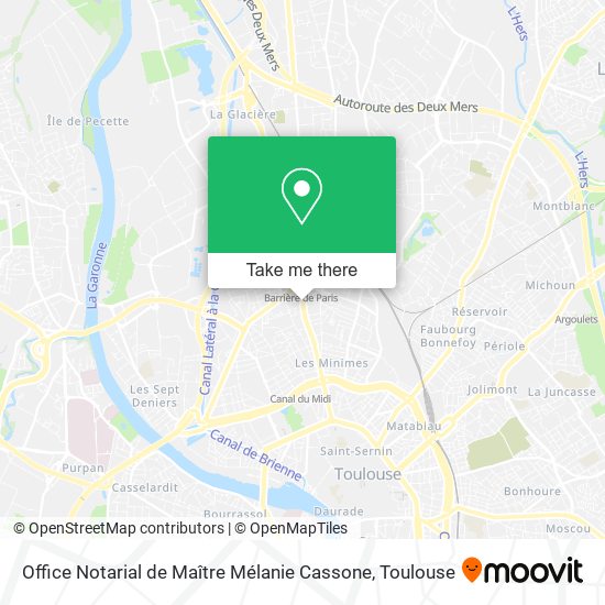 Office Notarial de Maître Mélanie Cassone map