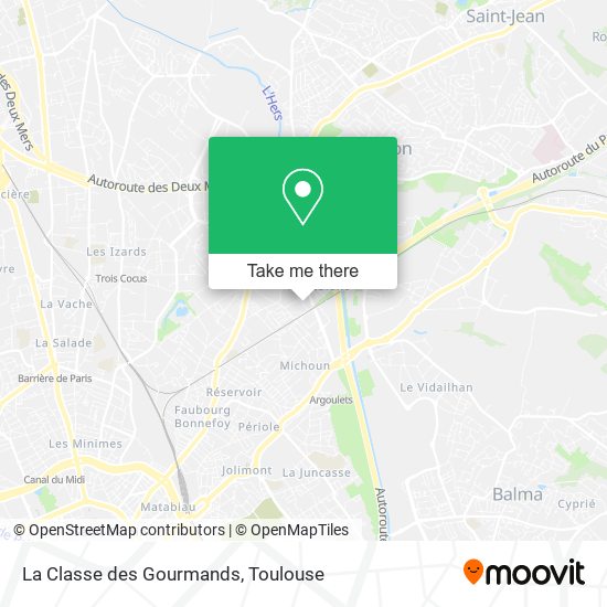 La Classe des Gourmands map