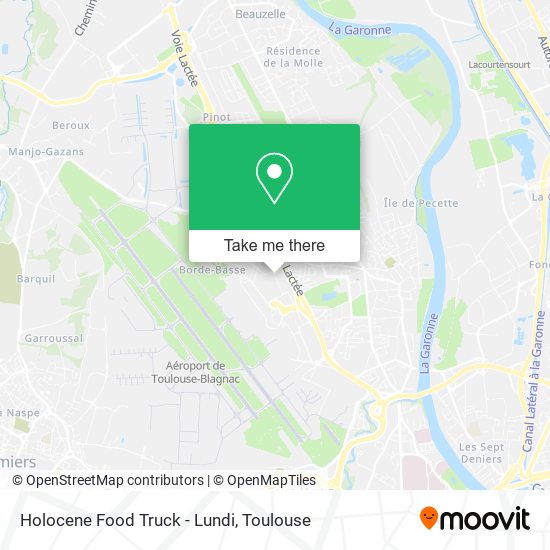 Holocene Food Truck - Lundi map