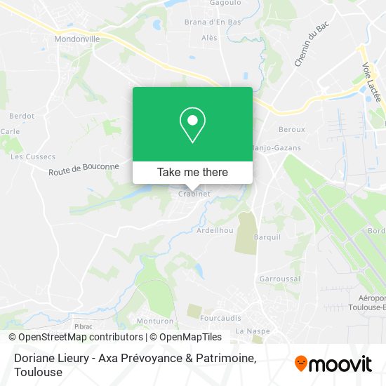 Doriane Lieury - Axa Prévoyance & Patrimoine map