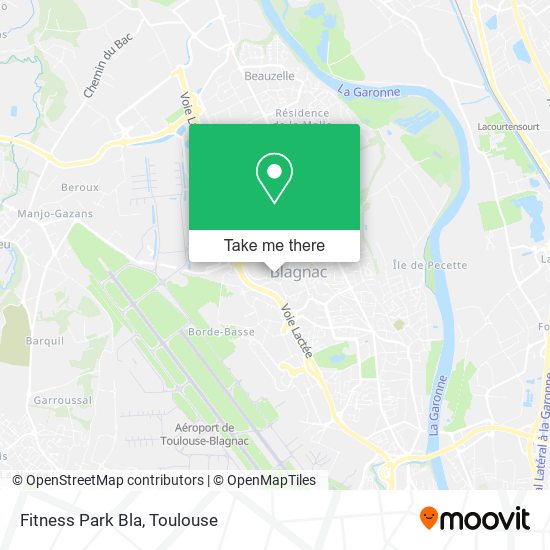 Fitness Park Bla map