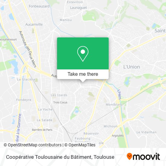 Coopérative Toulousaine du Bâtiment map