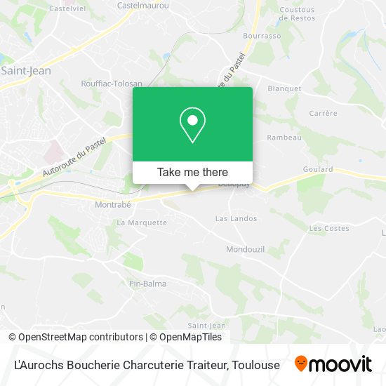 L'Aurochs Boucherie Charcuterie Traiteur map