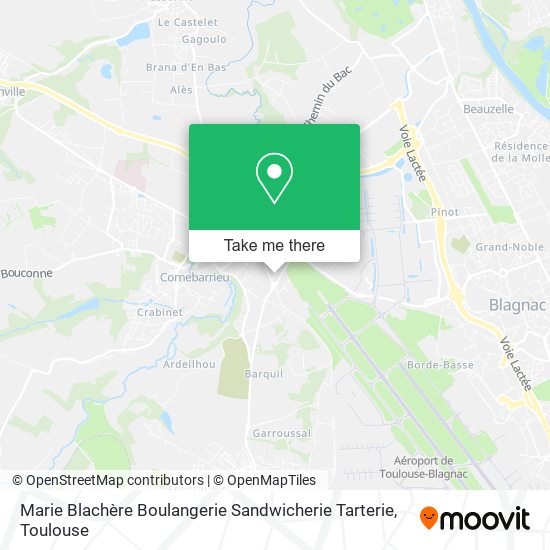 Marie Blachère Boulangerie Sandwicherie Tarterie map