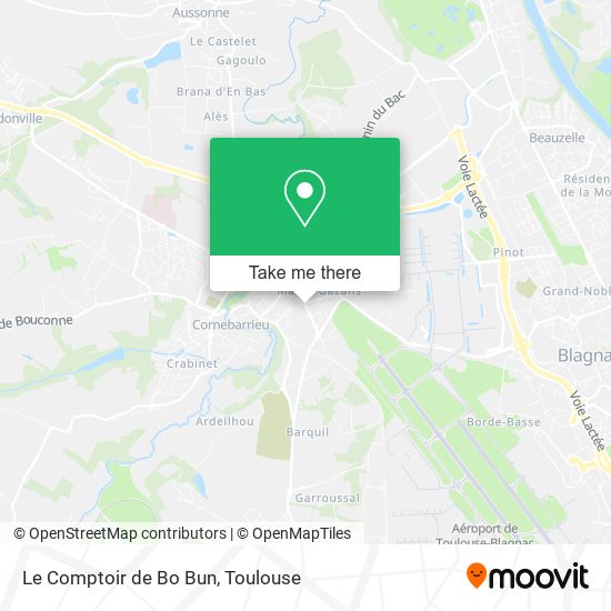 Mapa Le Comptoir de Bo Bun