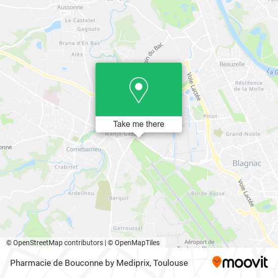 Mapa Pharmacie de Bouconne by Mediprix