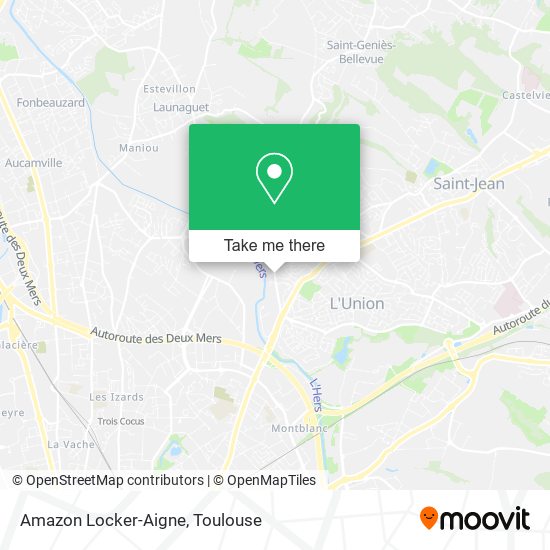 Amazon Locker-Aigne map