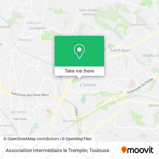 Association Intermédiaire le Tremplin map