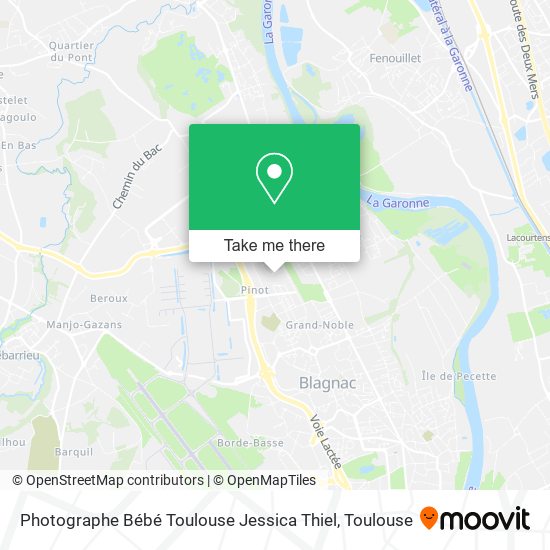 Photographe Bébé Toulouse Jessica Thiel map