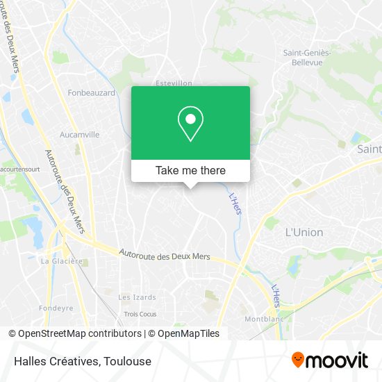 Halles Créatives map