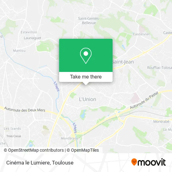 Mapa Cinéma le Lumiere