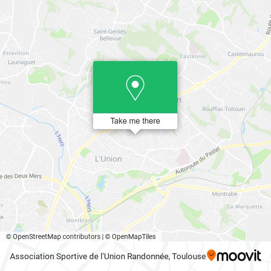 Association Sportive de l'Union Randonnée map