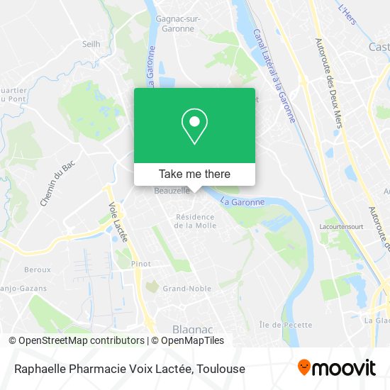 Mapa Raphaelle Pharmacie Voix Lactée