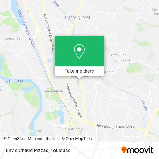 Envie Chaud Pizzas map