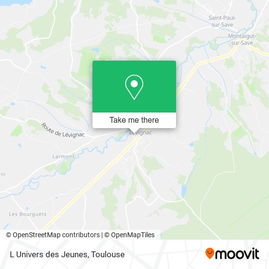 L Univers des Jeunes map