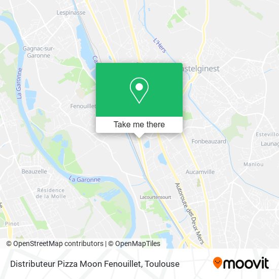 Distributeur Pizza Moon Fenouillet map