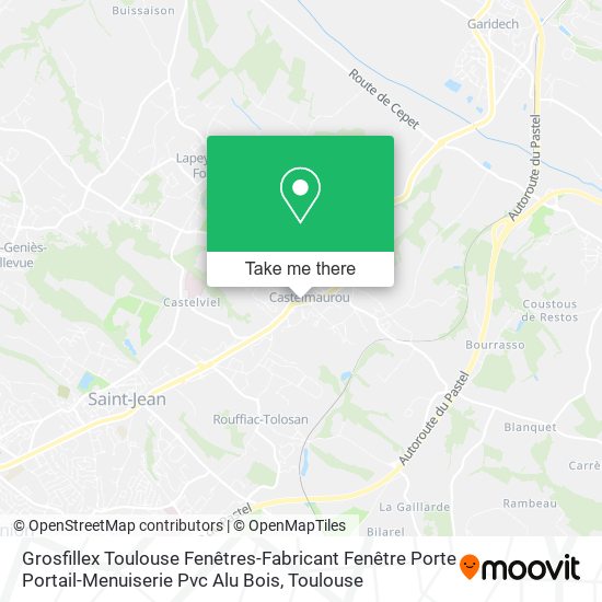 Grosfillex Toulouse Fenêtres-Fabricant Fenêtre Porte Portail-Menuiserie Pvc Alu Bois map