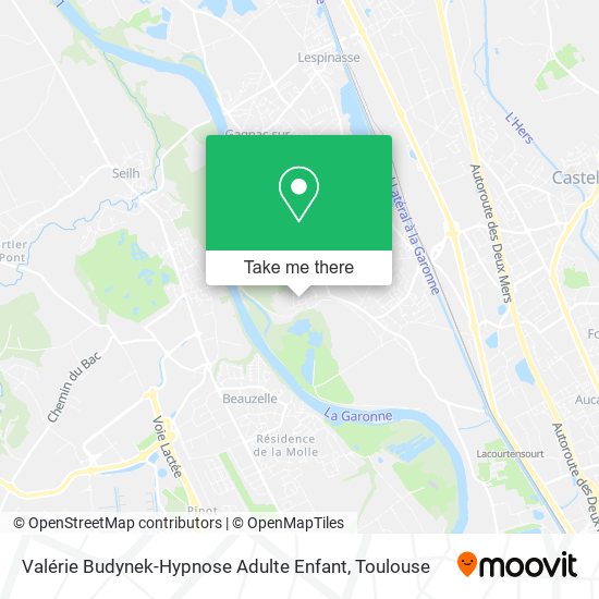 Valérie Budynek-Hypnose Adulte Enfant map
