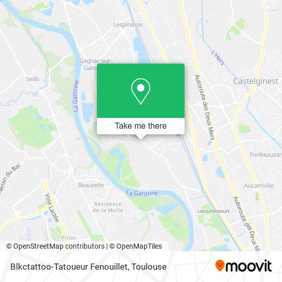 Mapa Blkctattoo-Tatoueur Fenouillet