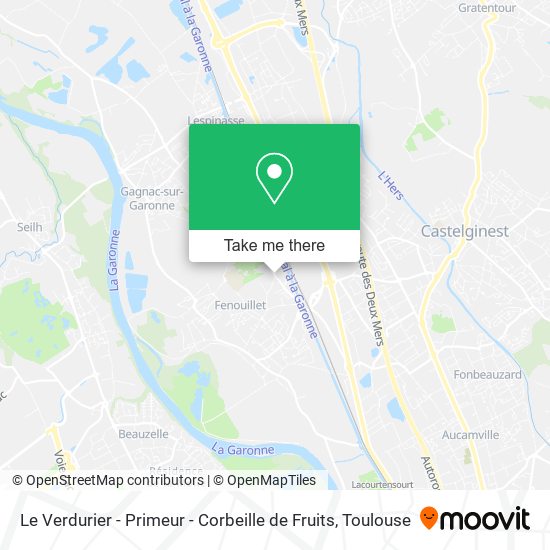 Le Verdurier - Primeur - Corbeille de Fruits map