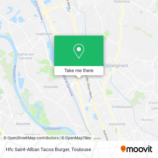 Hfc Saint-Alban Tacos Burger map