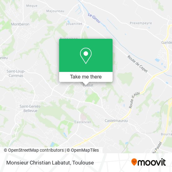Monsieur Christian Labatut map