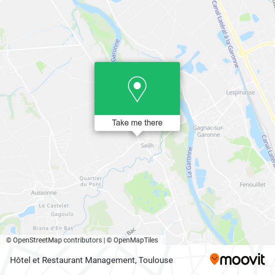 Hôtel et Restaurant Management map