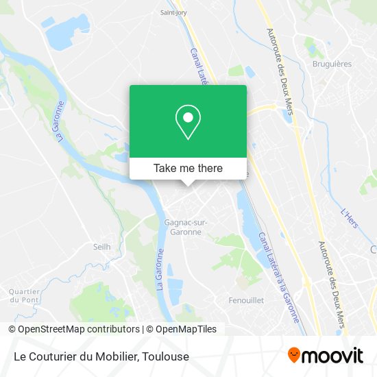 Le Couturier du Mobilier map