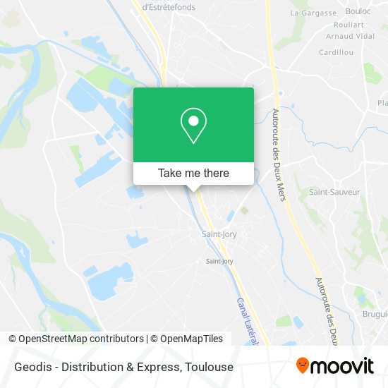 Geodis - Distribution & Express map