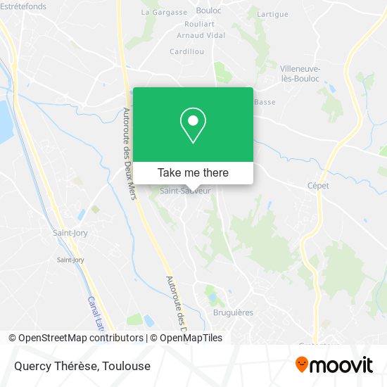 Quercy Thérèse map