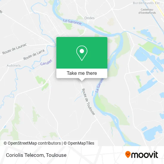 Coriolis Telecom map