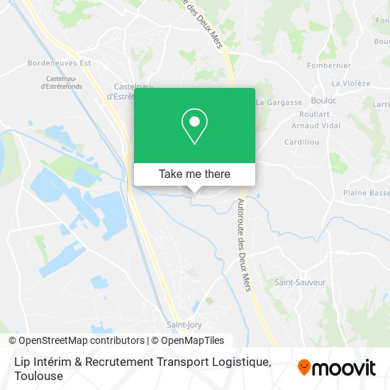 Lip Intérim & Recrutement Transport Logistique map